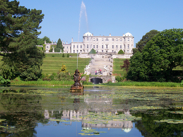 Powerscourt gardens - Triton lake