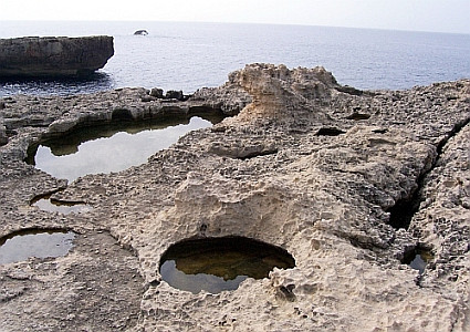 Roche calcaire à Dwejra