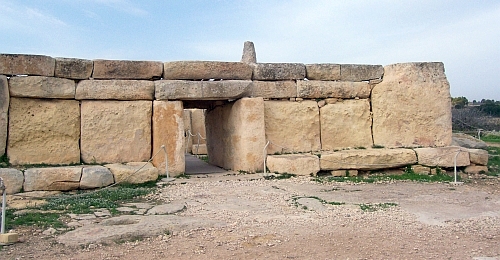 Ħaġar Qim - Entrée