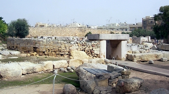 Entrée du temple de Tarxien