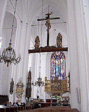 Gdańsk - Nef de l'église Notre-Dame