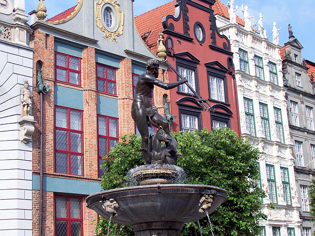 Gdańsk - Fontaine de Neptune