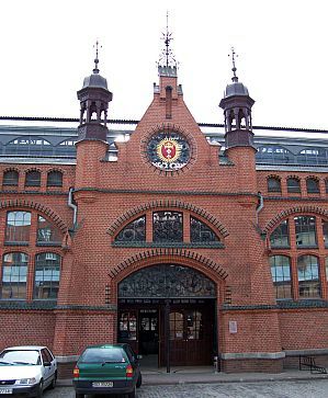 Gdańsk - Façade d'un centre commercial