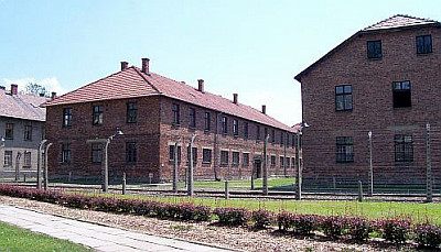 Baraques du camp de concentration d'Auschwitz