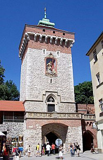 Porte florian des fortifications médiévales