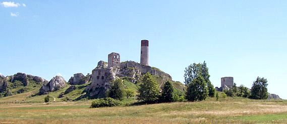 Ruines du château d'Olsztyn