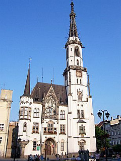 Un hôtel de ville de Silésie