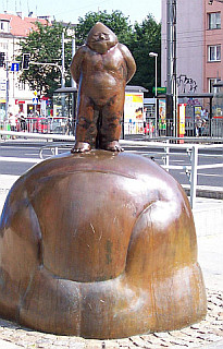 Gnome de l'alternative orange