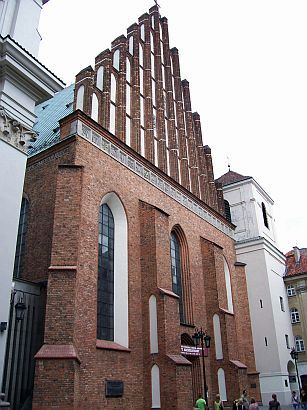 Varsovie - Façade de la cathédrale Saint-Jean