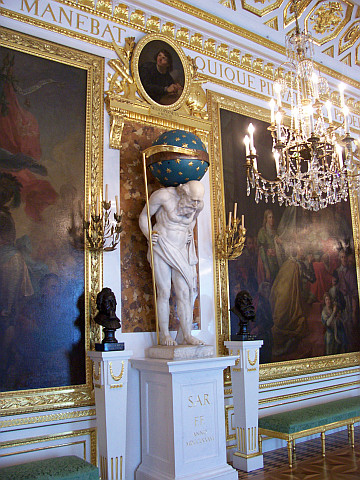 Palais royal de Varsovie - Sculpture du Dieu grec Chronos