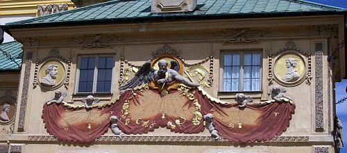 Palais de Wilanów - Partie d'une façade