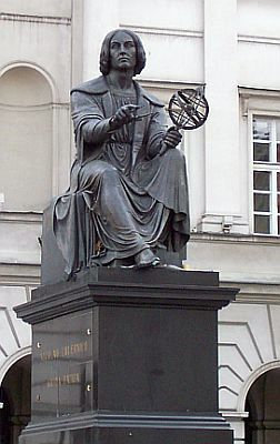 Varsovie - Statue de Nicolas Copernic
