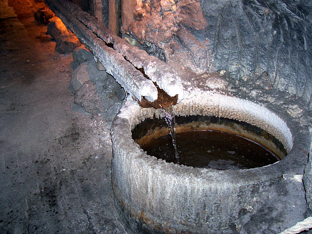 Mine de sel de Wieliczka - Eau chargée de sel