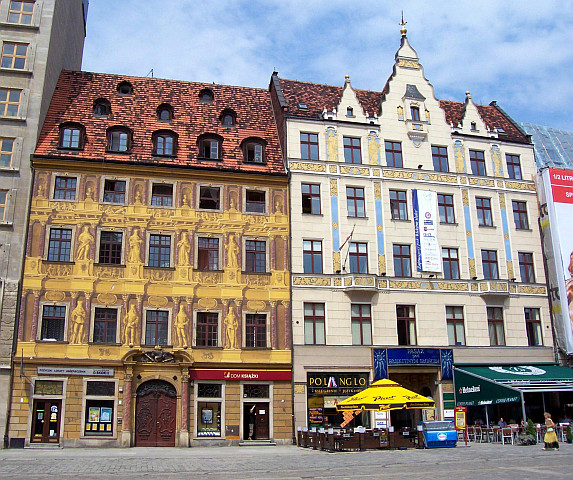 Wrocław - Maisons aux façades baroques