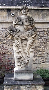 Abbaye de Bath - Statue