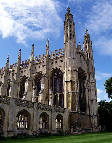Behind the main building of King's College