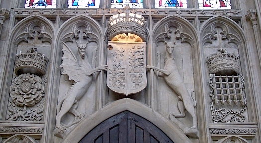 King's college - Carved emblems