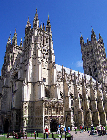 Canterbury Cathedral - Entrance gate of the cathedral