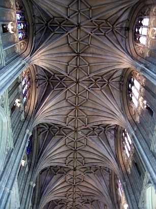 Cathédrale de Canterbury - Voûte de la nef