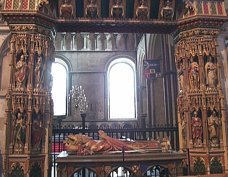 Canterbury Cathedral - Recumbent figure