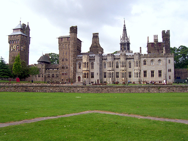 Château de Cardiff, vue général