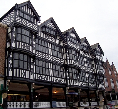 Chester - Bâtiment de style Tudor (vue 2)