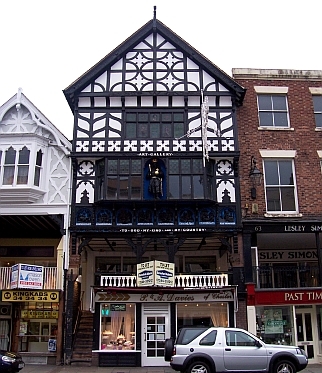 Chester - Bâtiment de style Tudor (vue 3)