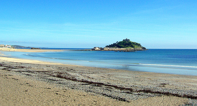 Bay of St.Michael's mount of Cornwall