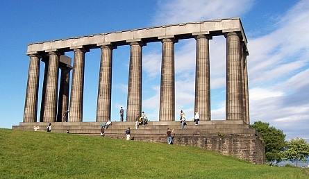 Calton hill - Doric columns