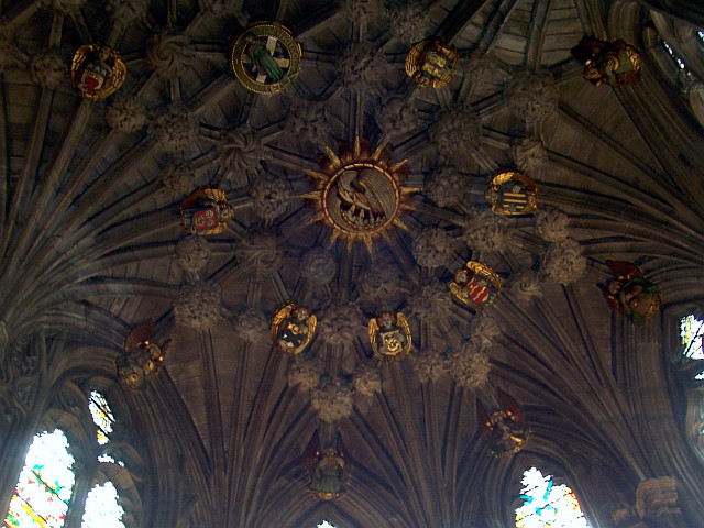 Saint Gilles cathedral - Ceiling of the chapel