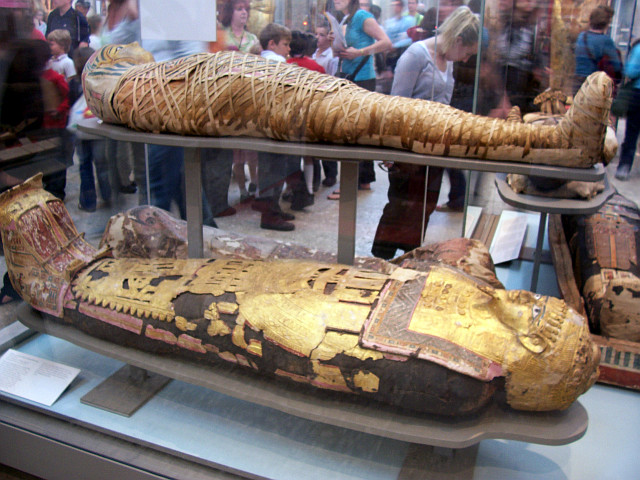 British museum - Sarcophage de la section Egypte