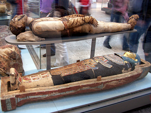 British museum - Sarcophagus and mummy