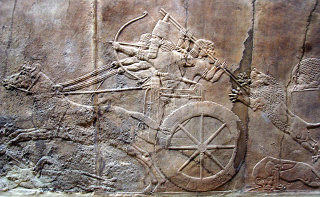 British museum - Partie d'une frise assyrienne