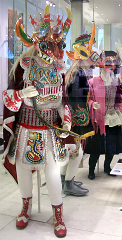 British museum - Indian outfit with mask