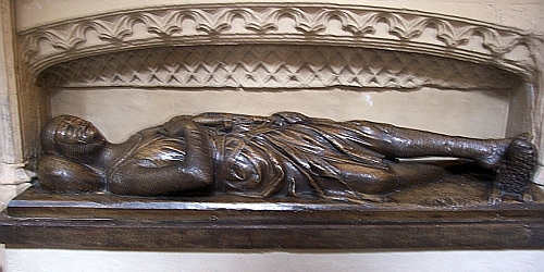 Southwark cathedral - Recumbent statue
