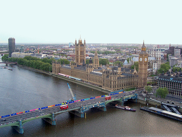 Overlooking westminster palace