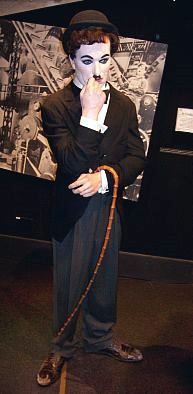 Madame Tussaud's museum - Charlie Chaplin's wax figure