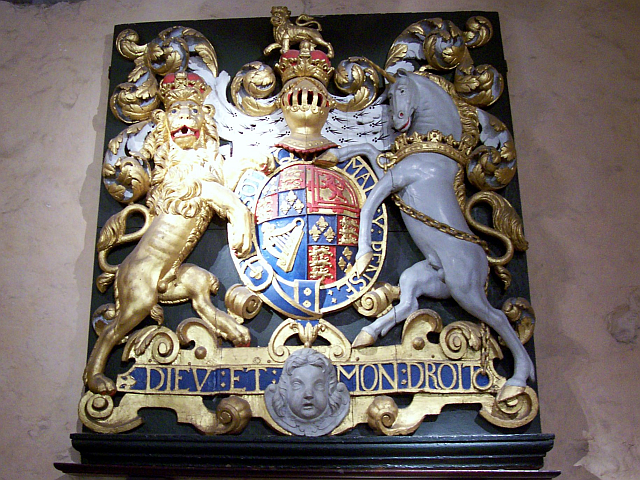 Tower of London - UK coat of arms
