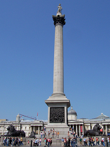 Trafalgar square - Nelson column