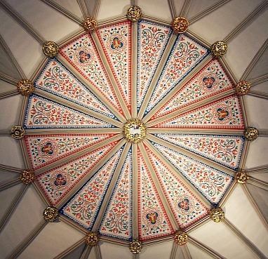 Cathédrale de York - Plafond de la salle du chapitre