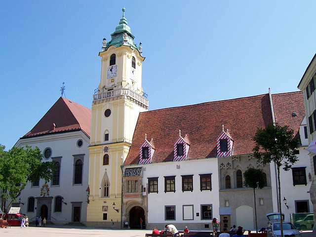 Bratislava - Façade de l'ancien hôtel de ville