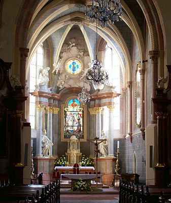 Bratislava - Choeur baroque de l'église des franciscains