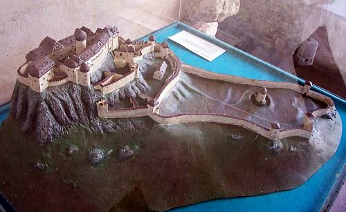 Maquette du château Spišský Hrad