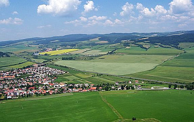 Paysages autour du château Spišský Hrad