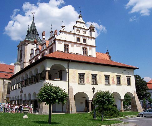 Levoča - Ancien hôtel de ville à arcades