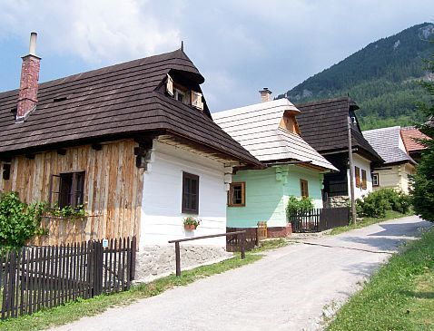 Vlkolínec - Maisons en bois