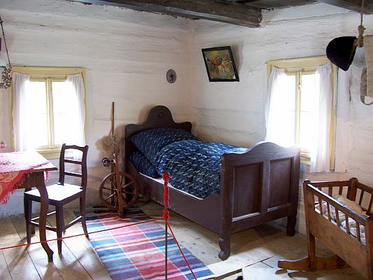 Vlkolínec - Intérieur de maison traditionnelle