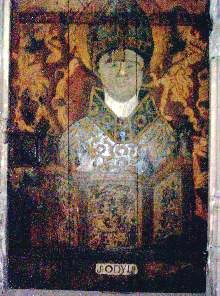 Tiroir des reliques de Saint Odilon