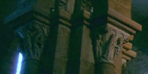 Basilique de Vézelay - Chapiteaux sculpés