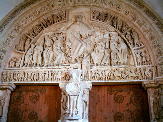 Basilique de Vézelay - Tympan du narthex